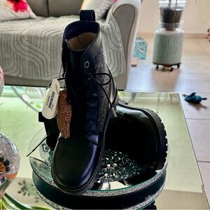 Birkenstock Black and Gray Boots